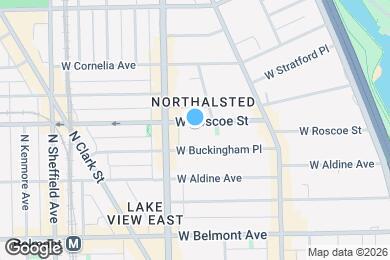 Map image of the property - 717 W Roscoe St
