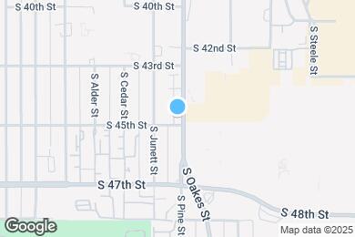 Map image of the property - Pine Street Townhomes