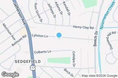 Map image of the property - 18 Lyliston Ln