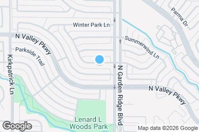 Map image of the property - 1522 Sunswept Ter