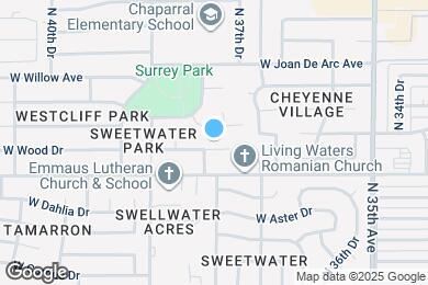 Map image of the property - 3754 W Wood Dr