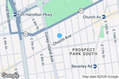 Map image of the property - 1029 Church Ave