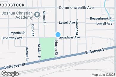 Map image of the property - 2744 Broadway Ave