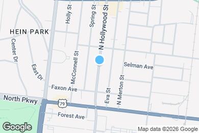 Map image of the property - 652 N Hollywood St