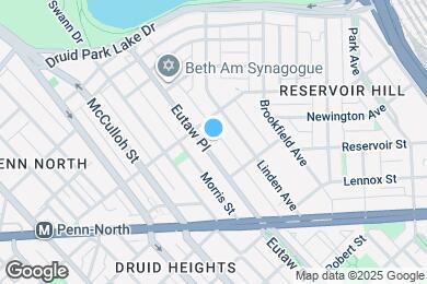 Map image of the property - 2339 Eutaw Pl
