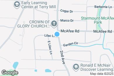Map image of the property - 2039 2nd Ave