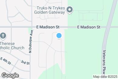 Map image of the property - 1114 N Brennan Ct