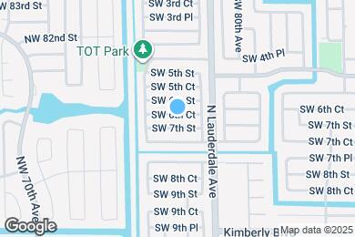 Map image of the property - 8170 SW 6th Ct