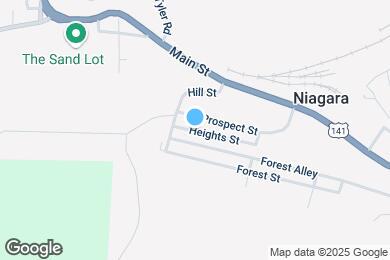 Map image of the property - 1024 Heights St