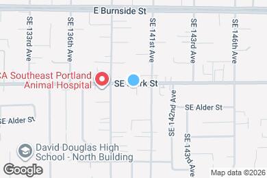 Map image of the property - 14004 SE Stark St