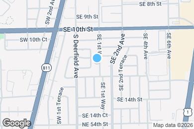 Map image of the property - 1183 SE 1st Way