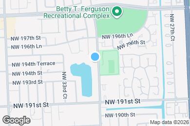 Map image of the property - 19420 NW 32nd Ave