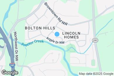 Map image of the property - 2838 Cardo Dr NW