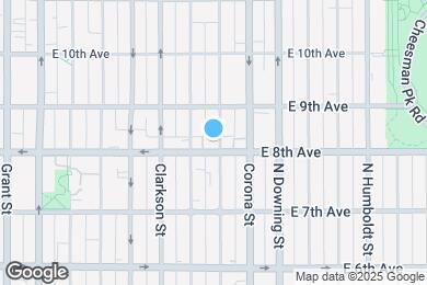 Map image of the property - 935 E 8th Ave