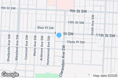 Map image of the property - 2619 Clyde Pl SW