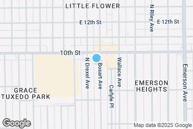 Map image of the property - 958 N Bosart Ave