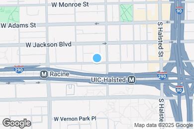Map image of the property - 1015 W Van Buren St