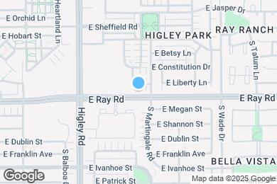 Map image of the property - 3369 E Liberty Ln