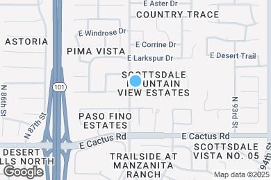 Map image of the property - 12424 N 90th Pl