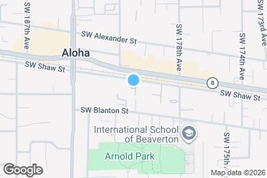 Map image of the property - 18100 SW Shaw St