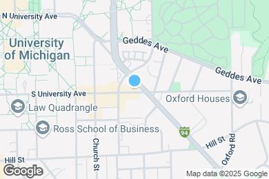 Map image of the property - 1329 S University Ave