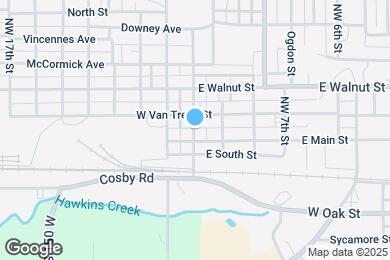 Map image of the property - 624 W Main St