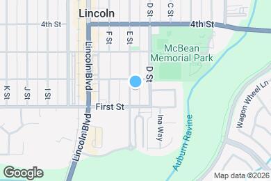 Map image of the property - 155 E St