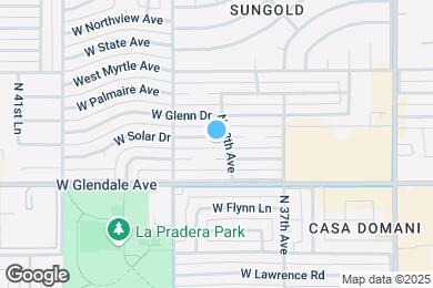 Map image of the property - 3807 W Solar Dr
