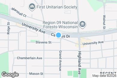 Map image of the property - 2601 University Ave