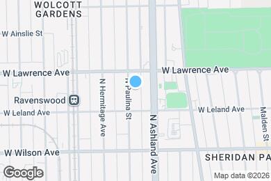 Map image of the property - 4737 N Paulina St