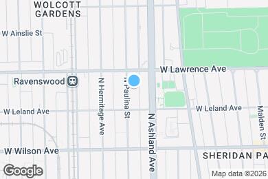 Map image of the property - 4741 N Paulina St