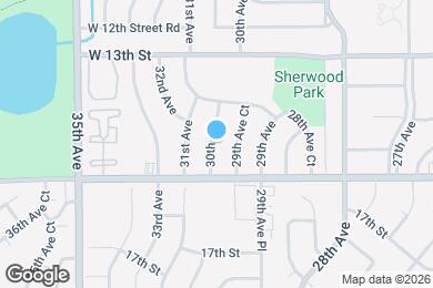 Map image of the property - 1506 30th Ave