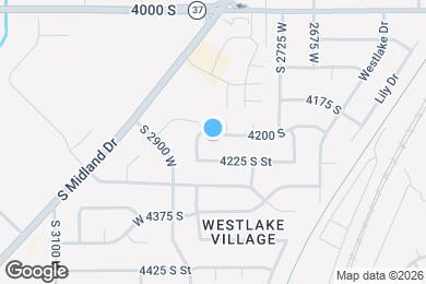 Map image of the property - 2841 W 4200 S