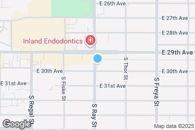 Map image of the property - 3203 E 30th Ave