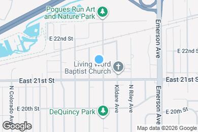 Map image of the property - 2126 Dequincy St
