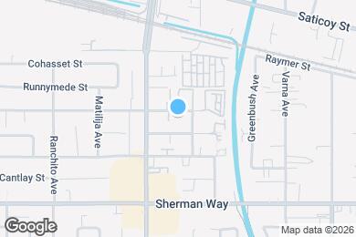 Map image of the property - 13620 Valerio St