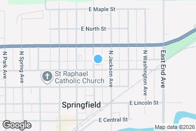 Map image of the property - 305 N Van Buren Ave