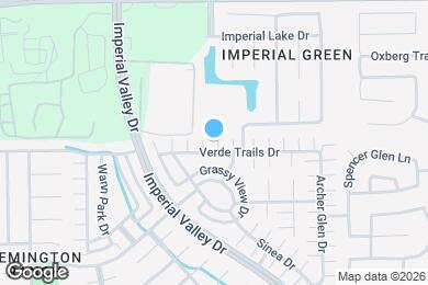 Map image of the property - 1043 Verde Trails Dr
