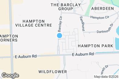 Map image of the property - 951 Barclay Cir