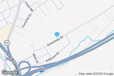 Map image of the property - 2821 Greenway Dr
