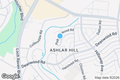 Map image of the property - 1117 Pelham Wood Rd
