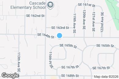 Map image of the property - 11645 SE 164th St