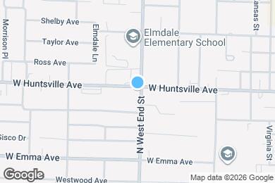 Map image of the property - 324 N West End St