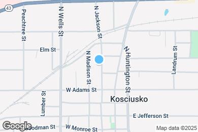 Map image of the property - 407 N Jackson St