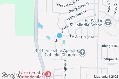 Map image of the property - 6008 Obsidian Creek Dr