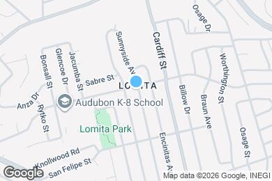 Map image of the property - 660 Sunnyside Ave