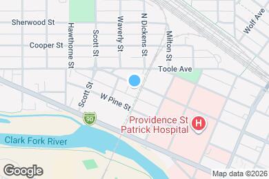 Map image of the property - W Spruce Street