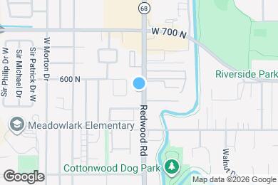 Map image of the property - 571 N Redwood Rd