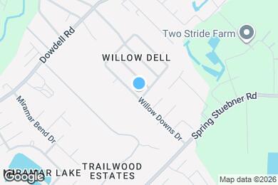 Map image of the property - 21910 Willow Downs Dr