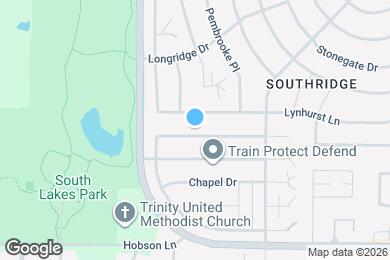 Map image of the property - 825 Skylark Dr